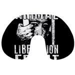 Animal Liberation Front - Chimpanzee  Travel Neck Pillows Front