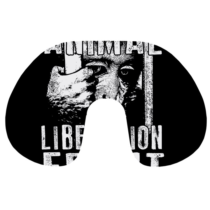 Animal Liberation Front - Chimpanzee  Travel Neck Pillows