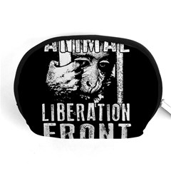 Animal Liberation Front - Chimpanzee  Accessory Pouches (medium)  by Valentinaart