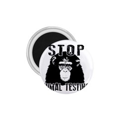 Stop Animal Testing - Chimpanzee  1 75  Magnets by Valentinaart