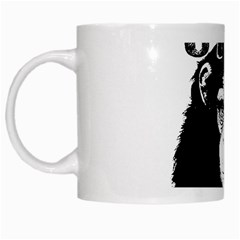 Stop Animal Testing - Chimpanzee  White Mugs by Valentinaart