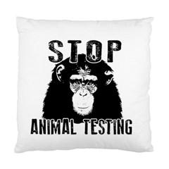 Stop Animal Testing - Chimpanzee  Standard Cushion Case (two Sides) by Valentinaart