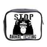 Stop Animal Testing - Chimpanzee  Mini Toiletries Bag 2-Side Back