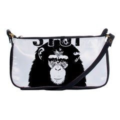 Stop Animal Testing - Chimpanzee  Shoulder Clutch Bags