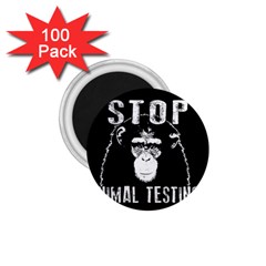 Stop Animal Testing - Chimpanzee  1 75  Magnets (100 Pack)  by Valentinaart