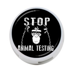 Stop Animal Testing - Chimpanzee  4-port Usb Hub (one Side) by Valentinaart