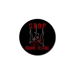 Stop Animal Testing - Rabbits  Golf Ball Marker (10 Pack) by Valentinaart