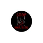 Stop Animal Testing - Rabbits  Golf Ball Marker (10 pack) Front