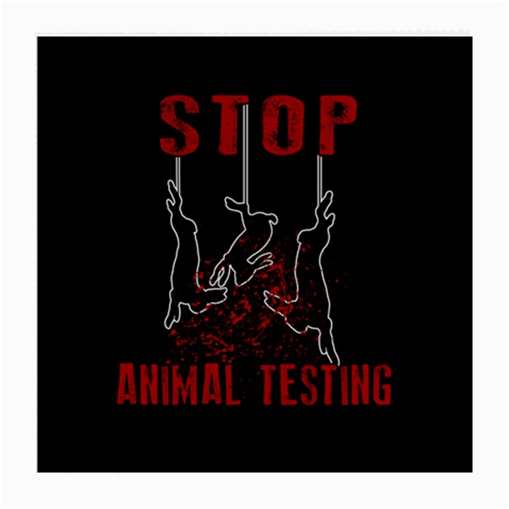 Stop Animal Testing - Rabbits  Medium Glasses Cloth