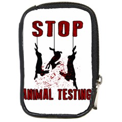 Stop Animal Testing - Rabbits  Compact Camera Cases by Valentinaart