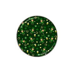 St Patricks Day Pattern Hat Clip Ball Marker by Valentinaart