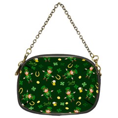 St Patricks Day Pattern Chain Purses (two Sides)  by Valentinaart