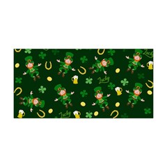 St Patricks Day Pattern Yoga Headband by Valentinaart