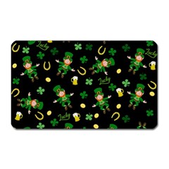 St Patricks Day Pattern Magnet (rectangular) by Valentinaart