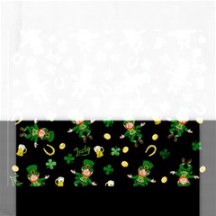 St Patricks Day Pattern Rectangular Jigsaw Puzzl by Valentinaart