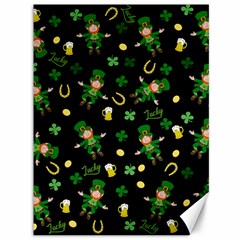 St Patricks Day Pattern Canvas 36  X 48   by Valentinaart