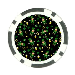 St Patricks Day Pattern Poker Chip Card Guard by Valentinaart