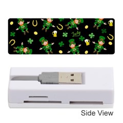 St Patricks Day Pattern Memory Card Reader (stick)  by Valentinaart