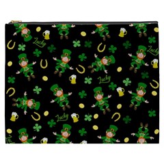 St Patricks Day Pattern Cosmetic Bag (xxxl)  by Valentinaart