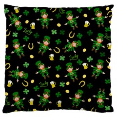 St Patricks Day Pattern Standard Flano Cushion Case (one Side) by Valentinaart