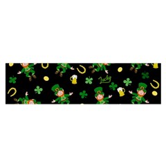 St Patricks Day Pattern Satin Scarf (oblong) by Valentinaart