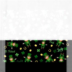 St Patricks Day Pattern Rectangular Jigsaw Puzzl by Valentinaart