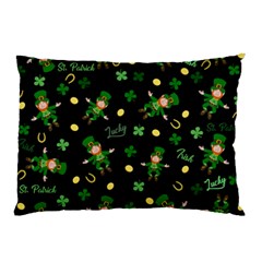 St Patricks Day Pattern Pillow Case by Valentinaart