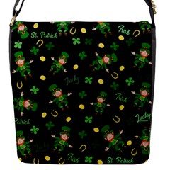 St Patricks Day Pattern Flap Messenger Bag (s) by Valentinaart