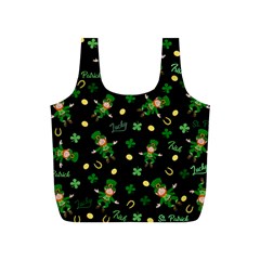 St Patricks Day Pattern Full Print Recycle Bags (s)  by Valentinaart