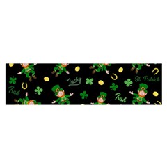 St Patricks Day Pattern Satin Scarf (oblong) by Valentinaart