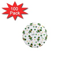 St Patricks Day Pattern 1  Mini Magnets (100 Pack)  by Valentinaart