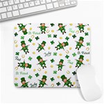 St Patricks day pattern Large Mousepads Front