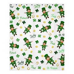 St Patricks Day Pattern Shower Curtain 60  X 72  (medium)  by Valentinaart