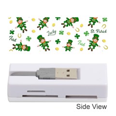 St Patricks Day Pattern Memory Card Reader (stick)  by Valentinaart