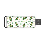 St Patricks day pattern Portable USB Flash (Two Sides) Front