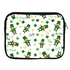 St Patricks Day Pattern Apple Ipad 2/3/4 Zipper Cases by Valentinaart