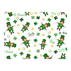 St Patricks Day Pattern Double Sided Flano Blanket (mini)  by Valentinaart