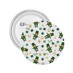 St Patricks Day Pattern 2 25  Buttons by Valentinaart