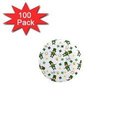 St Patricks Day Pattern 1  Mini Magnets (100 Pack)  by Valentinaart