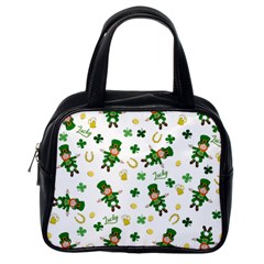 St Patricks Day Pattern Classic Handbags (one Side) by Valentinaart