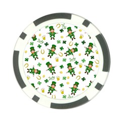 St Patricks Day Pattern Poker Chip Card Guard (10 Pack) by Valentinaart