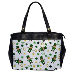 St Patricks Day Pattern Office Handbags by Valentinaart