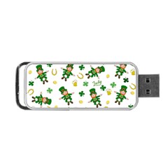 St Patricks Day Pattern Portable Usb Flash (one Side) by Valentinaart