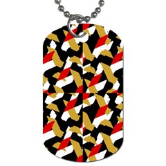 Colorful Abstract Pattern Dog Tag (one Side) by dflcprints