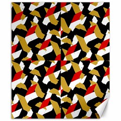 Colorful Abstract Pattern Canvas 8  X 10  by dflcprints