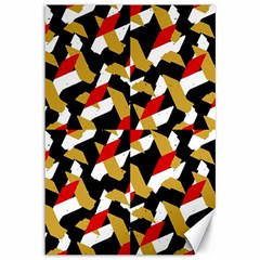 Colorful Abstract Pattern Canvas 12  X 18   by dflcprints