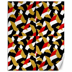 Colorful Abstract Pattern Canvas 11  X 14   by dflcprints