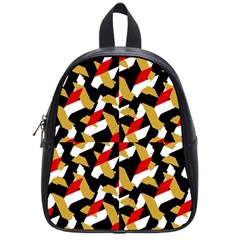 Colorful Abstract Pattern School Bag (small) by dflcprints