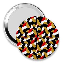 Colorful Abstract Pattern 3  Handbag Mirrors by dflcprints