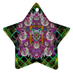 The Most Beautiful Planet Is Earth On The Sky Ornament (star) by pepitasart